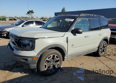 2021 Ford Bronco Sport Outer Banks из США, поврежденный, VIN 3FMCR9C69MRB12577